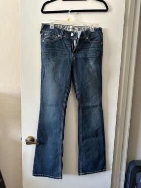 Ariat Women's Boot Cut Jeans in Dark Blue Wash